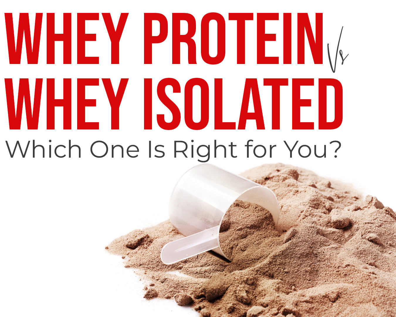 Which One Is Right for You Whey Protein vs. Whey Isolate?