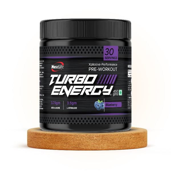 Turbo Energy Pre Workout Blueberry
