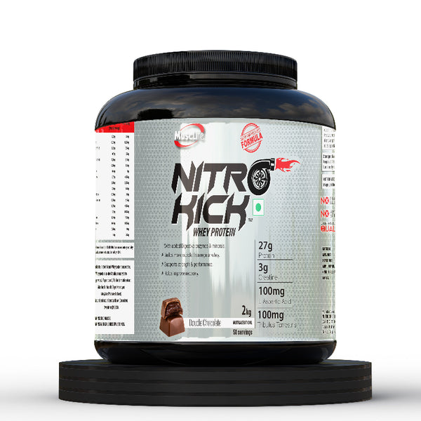 Nitro Kick Whey Protein Powder Double Chocolate