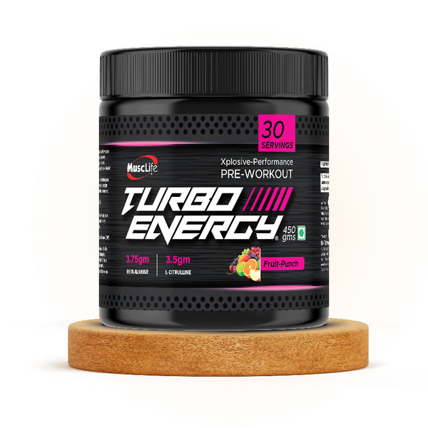 Turbo Energy Pre Workout Fruit Punch