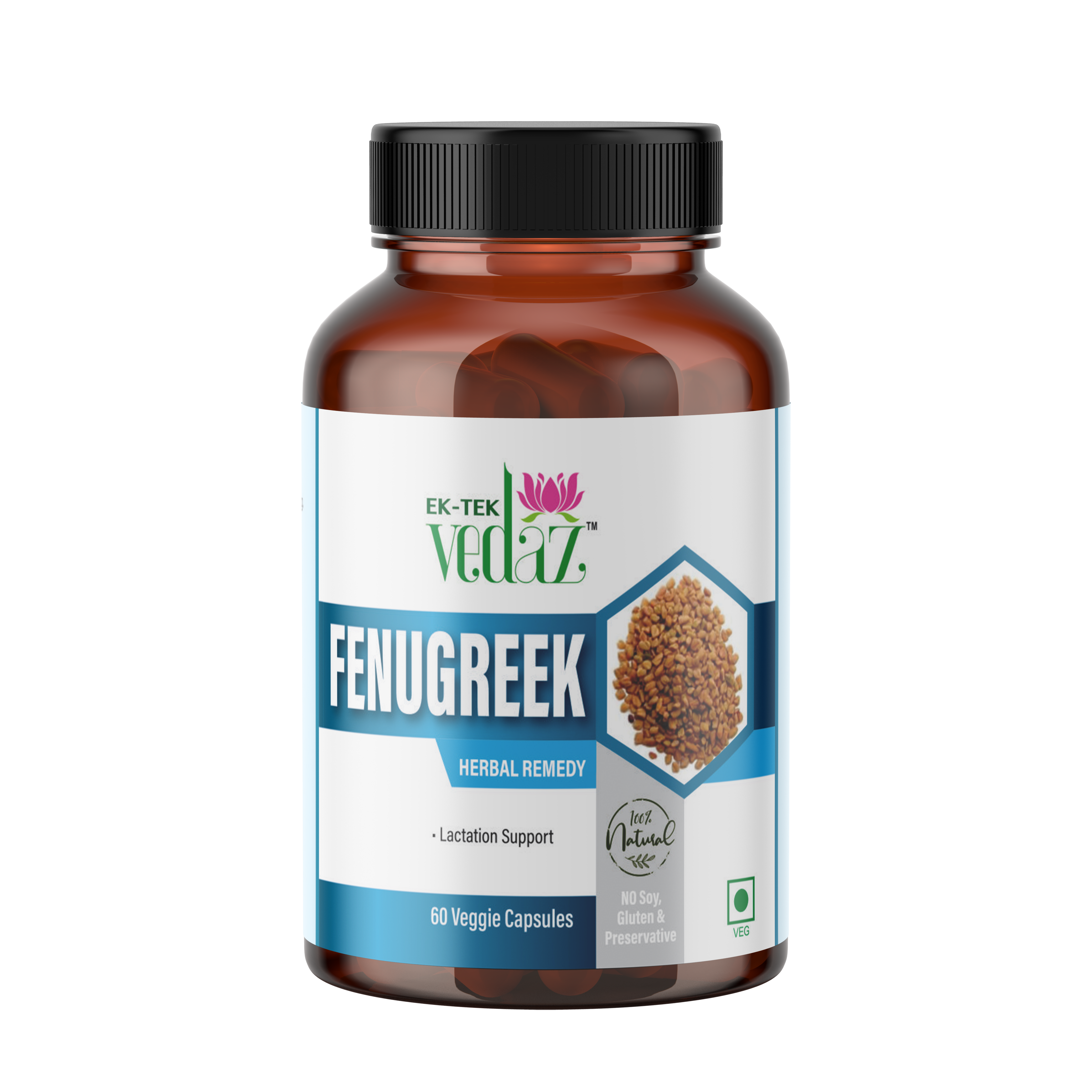 Fenugreek Capsules-60 Veg Capsules image 0