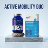 Active Mobility Duo | Glucosamine with MSM + Magnesium & Vitamin D3 | Joint, Bone & Muscle Support