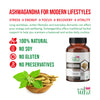 Ashwagandha Capsules – 60 Veg Organic Caps