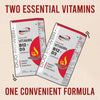 Vitamin B12 and Vitamin D3 capsules for gym