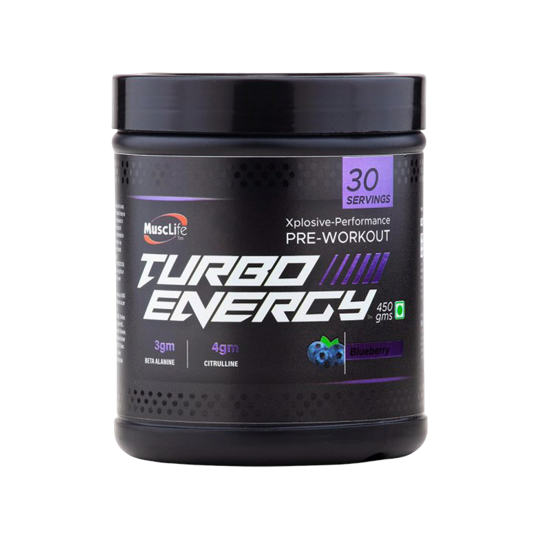Turbo Energy Pre-Workout Powder | Musclife