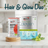 Beauty & Hair Wellness Duo | Collagen Powder + Vitamin B12 & D3 Capsules | Daily Skin, Hair & Wellness Support