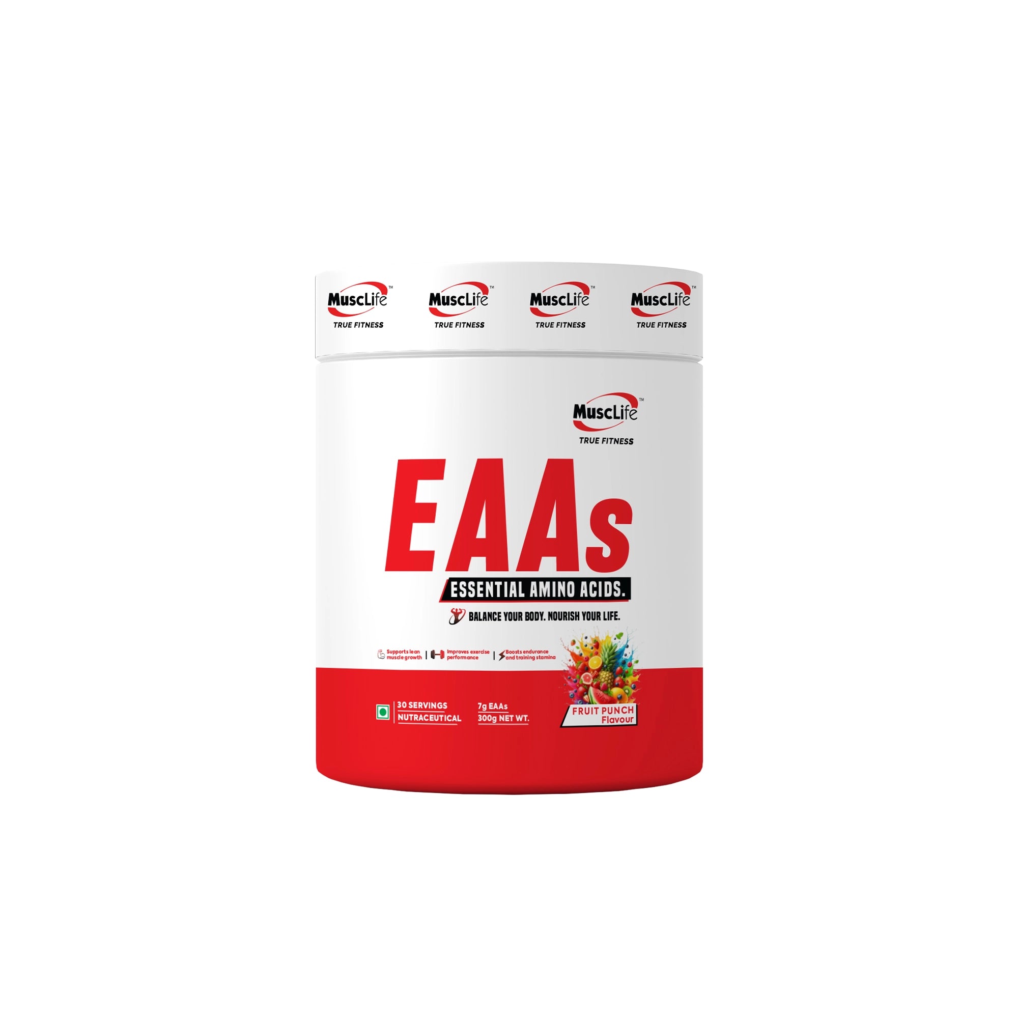 Musclife EAA powder essential amino acids supplement
