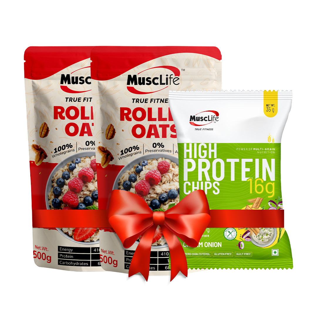 gluten free rolled oats healthy breakfast with chips free